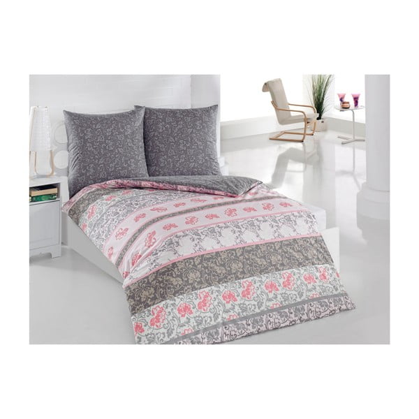 Posteljina s jastukom Bonita Pink, za krevet za jednu osobu, 135x200 cm