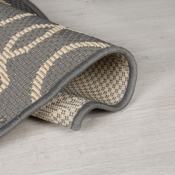 Sivo-bež okrugli vanjski tepih ø 160 cm Milan - Flair Rugs-image-3