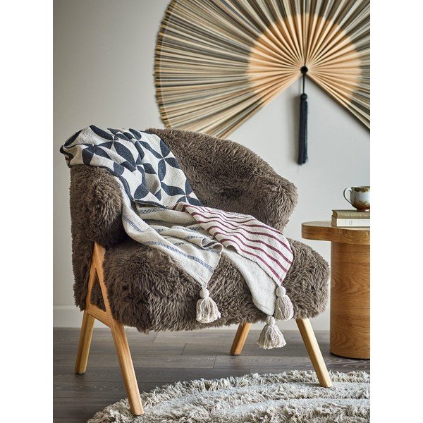 Deka od mješavine pamuka 130x155 cm Forma – Bloomingville-image-2