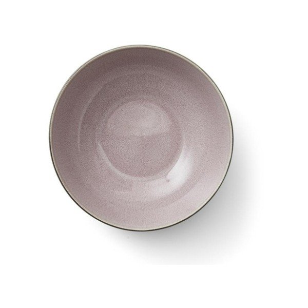 Siva zemljana zdjela za salatu s unutarnjom glazurom u ružičastoj Bitz Mensa, promjera 30 cm-image-3