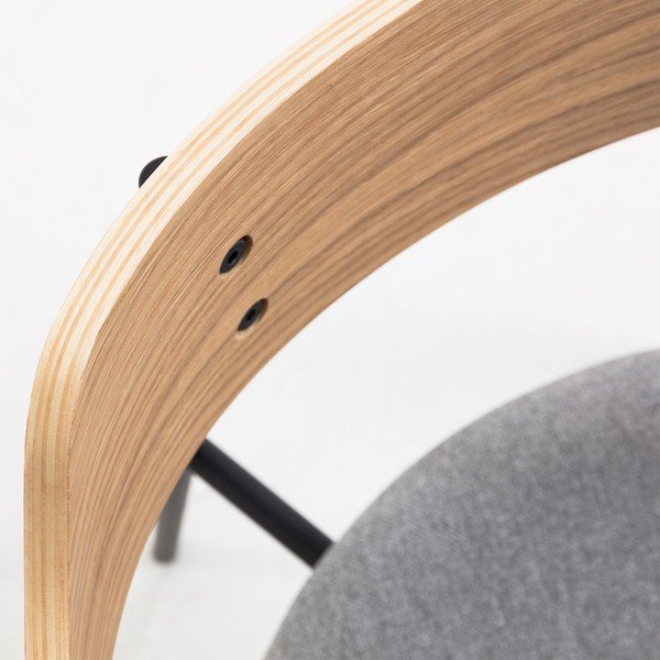 Svijetlosiva blagovaonska stolica Kave Home Olympia-image-1