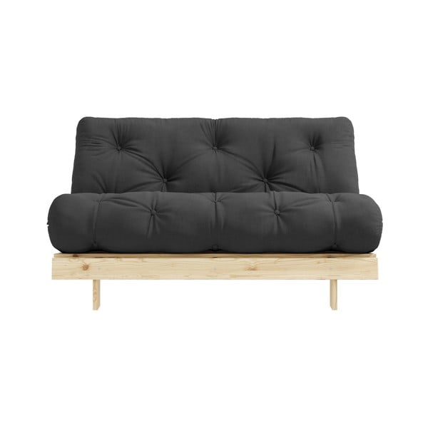 Tamno siva sklopiva sofa 140 cm Roots – Karup Design-image-3
