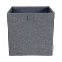 Siva kutija za pohranu Bigso Box of Sweden Cube