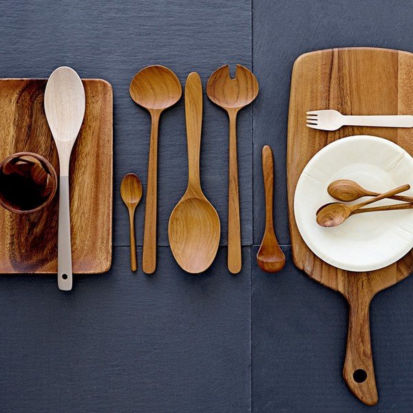 Set od 2 pribora za jelo od bagrema Bloomingville-image-1
