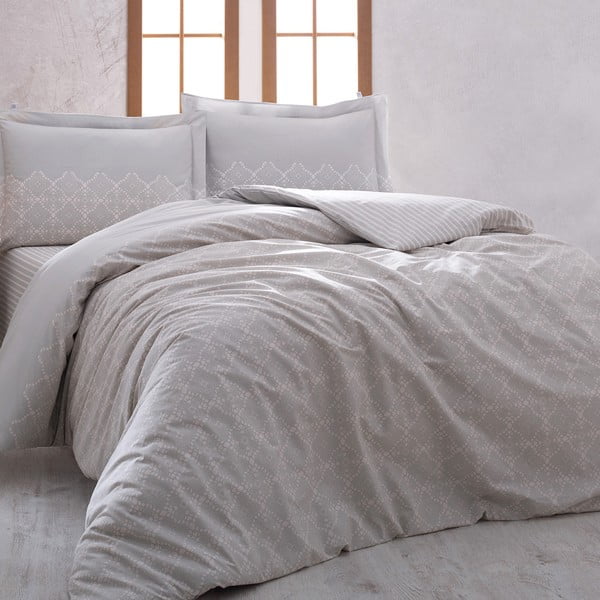 Pamučna posteljina s plahtom Lace 200 x 220 cm
