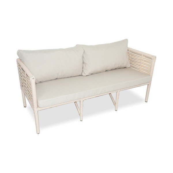 Krem vrtna garnitura od umjetnog ratana za 4 osobe Newyork 160 – Floriane Garden-image-1