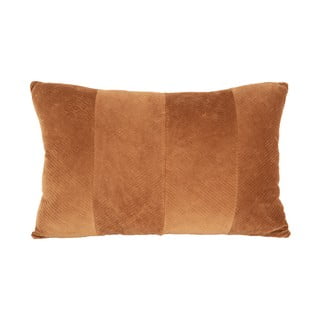Smeđi dekorativni jastuk PT LIVING Ribbed, 60 x 40 cm