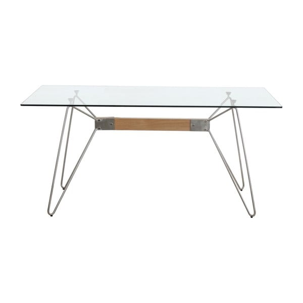 Blagovaonski stol s crnim nogama Marckeric Nicole, 160 x 90 cm-image-1