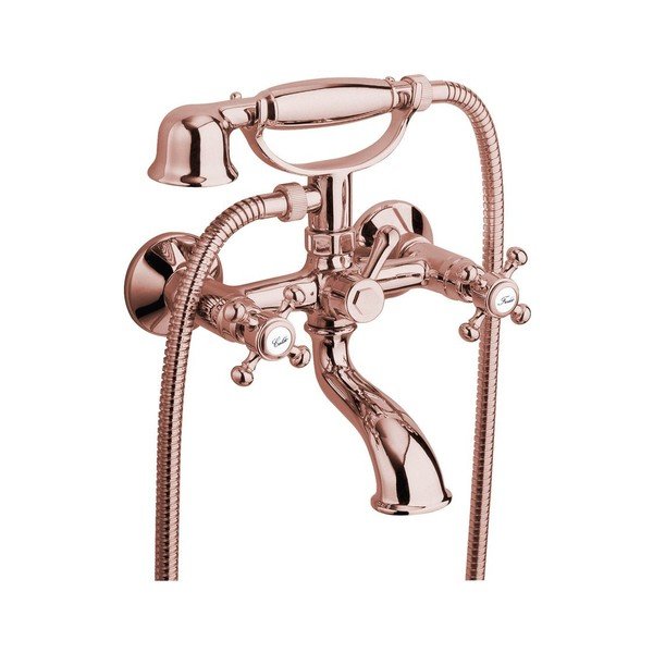 Ružičasta zidna slavina za kadu (s 2 izlaza) Antea – Sapho