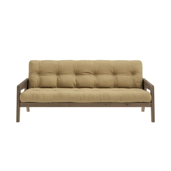 Žuti kauč na razvlačenje 204 cm Grab - Karup Design