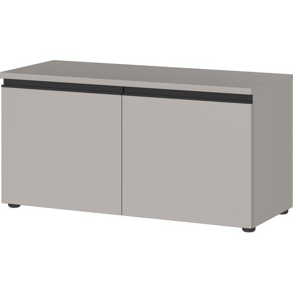 Sivi ormarić za cipele s klupom Bastia – Germania