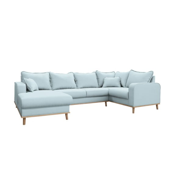 Svijetloplava kutna garnitura (lijevi kut) Beata - Ropez-image-2