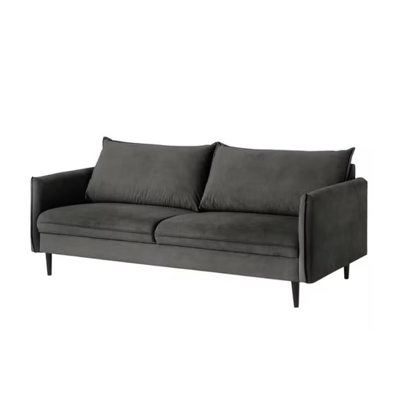 Tamno siva baršunasta sofa 203 cm Juli – Ropez