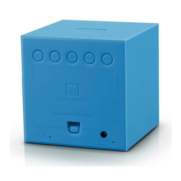 Plava LED budilica Gingko Gravity Cube-image-3