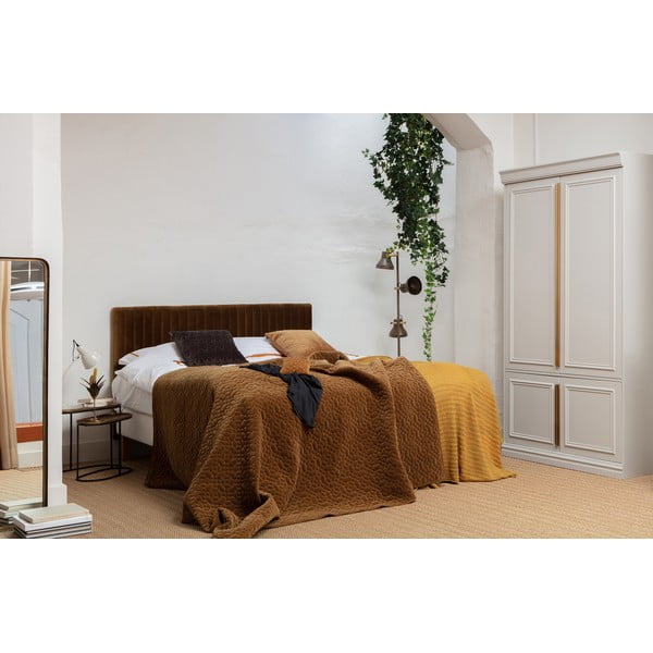 Svijetlo sivi ormar od masivnog bora 110x215x62 cm Organize – WOOOD-image-4