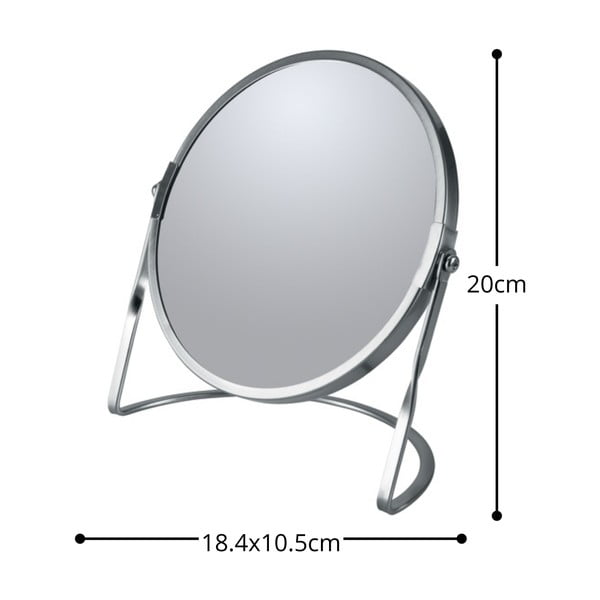 Kozmetičko povećavajuće ogledalo (s povećanjem 5x) ø 18 cm Akira – Spirella-image-4