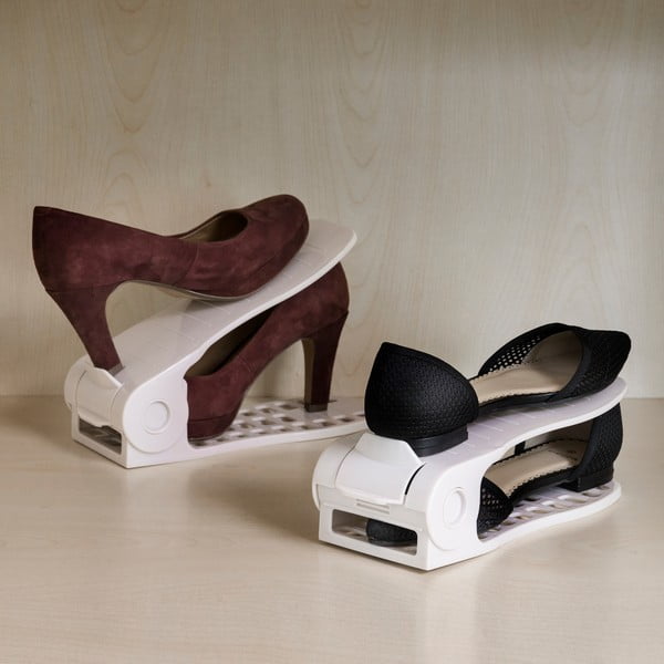 Set od 6 organizatora za obuću InnovaGoods Rack Adjustable Slots-image-1