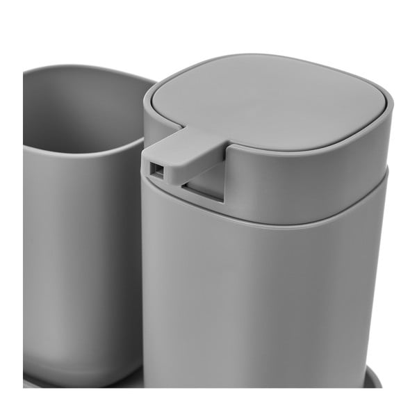 Sivi set pribora za kupaonicu – Casa Selección-image-2