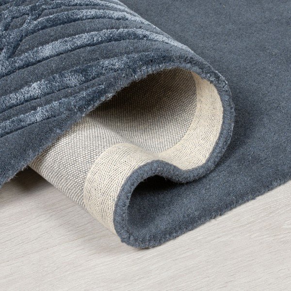 Plavi vuneni tepih Flair Rugs Diamonds, 160 x 230 cm-image-1