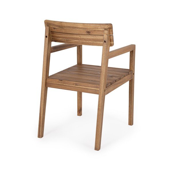 Vrtna stolica od masivnog drveta u prirodnoj boji Rodano – Bizzotto-image-4