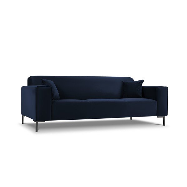 Plava baršunasta sofa Cosmopolitan Design Siena-image-3