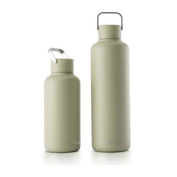 Svjetlozelena boca od nehrđajućeg čelika Equa Timeless, 1 l-image-3