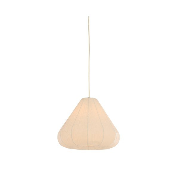 Krem viseća svjetiljka s papirnim sjenilom ø 10 cm Sarella – Light & Living-image-2