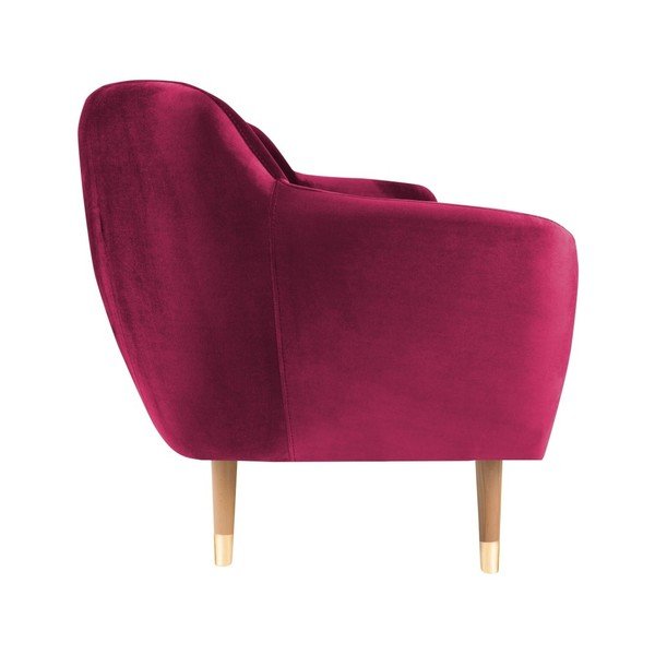 Roza sofa od baršuna Mazzini Sofas Benito, 158 cm-image-3