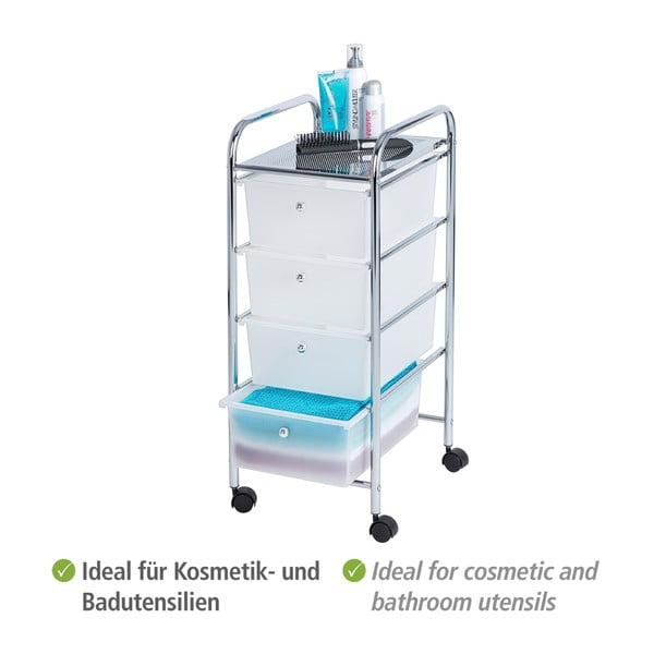 Mobilna polica za kupaonicu sa 4 ladice Wenkoo Messina-image-2