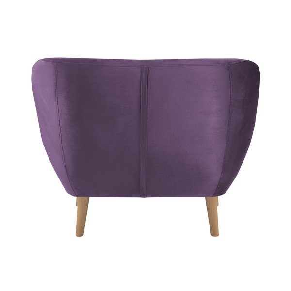 Ljubičasta fotelja Mazzini Sofas Amelie-image-3