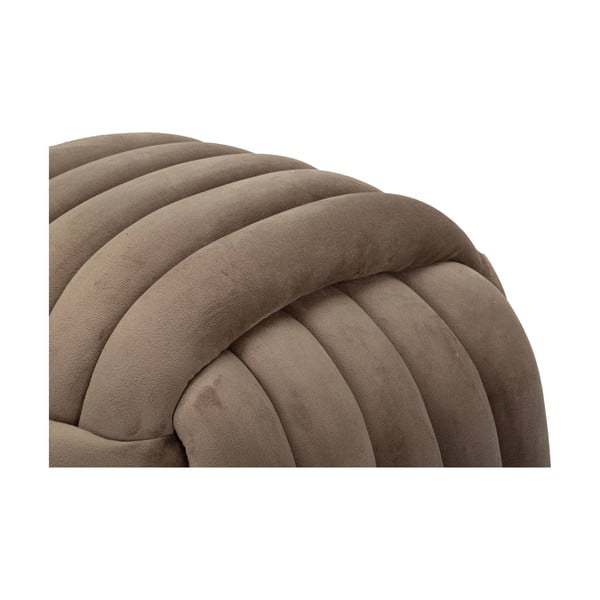 Sivi/smeđi baršunast tabure Softy – Mauro Ferretti-image-4