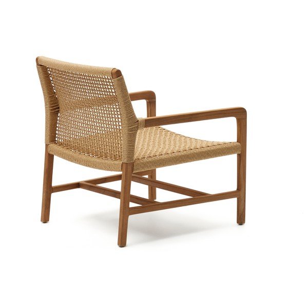 Drvena vrtna stolica u prirodnoj boji Sabolla - Kave Home-image-3