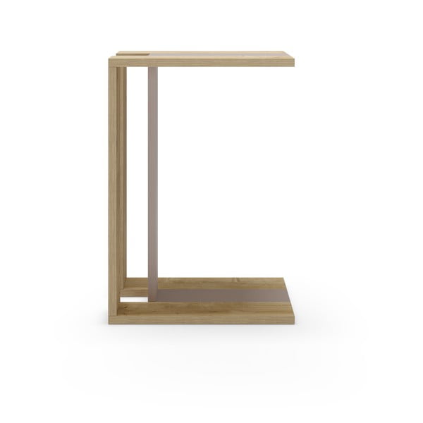 Pomoćni stol u dekoru hrasta 40x30 cm Macha – Marckeric-image-3