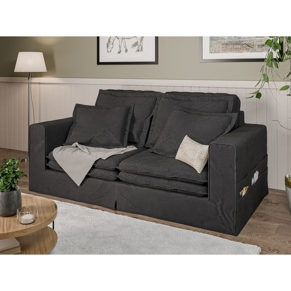 Antracitno siva sofa 196 cm Nora – Ropez-image-3