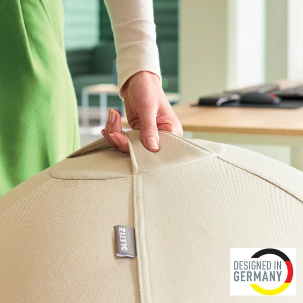 Ergonomska lopta za sjedenje s utezima ø 65 cm Ergo – Leitz-image-3