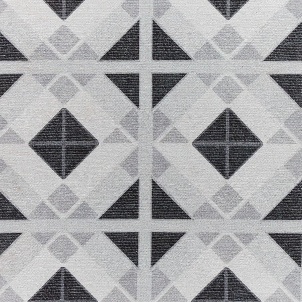 Svijetlo siva/tamno siva periva staza 76x230 cm Victoria Light – Think Rugs-image-2