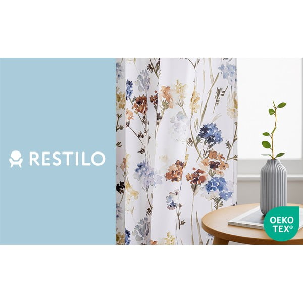 Bijela zavjesa za djelomično zamračenje 135x250 cm Solkone – Restilo-image-3