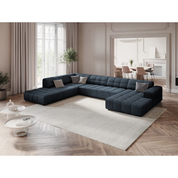 Plava kutna garnitura (s lijevim kutom/u obliku slova "U") Chicago – Cosmopolitan Design-image-1