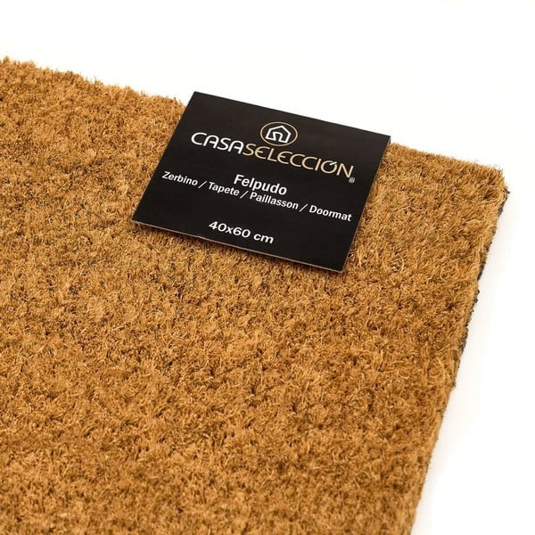 Otirač od kokosovih vlakana 60x40 cm Mini White – Casa Selección-image-2