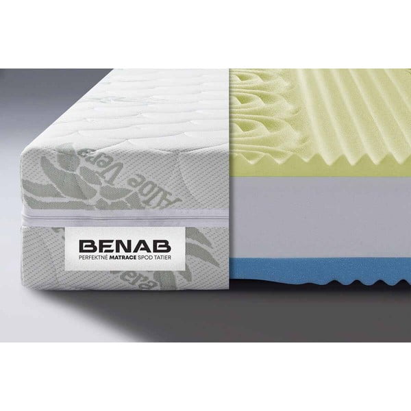 Dvostrani/termoregulirajući madrac od tvrde/srednje tvrde pjene 120x200 cm BonLife VISCO - BENAB-image-1