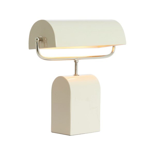 Krem metalna stolna lampa (visina 38 cm) Cardona – Light & Living-image-2