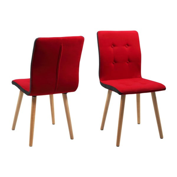 Set od 2 crvene blagovaonske stolice Actona Frida