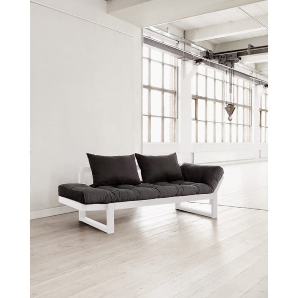 Sofa Edge, bijela / siva