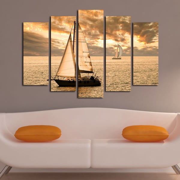 Višedijelna slika Brod, 105 x 70 cm-image-1
