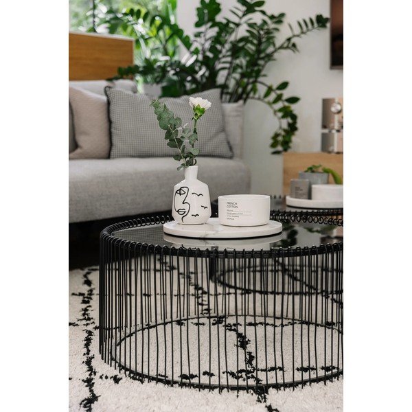 Bež crni tepih Mint Rugs Hash, 160 x 230 cm-image-1