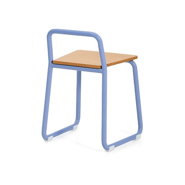 Plava metalna dječja stolica Tinn – Kave Home-image-4