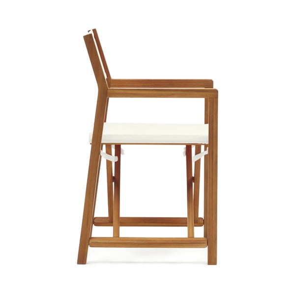 Bijele/u prirodnoj boji vrtne stolice u setu 2 kom od masivnog drveta Thianna – Kave Home-image-3