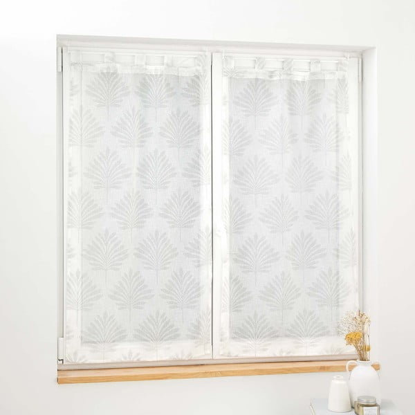 Bijele prozirne zavjese u setu 2 kom 60x120 cm Levita – douceur d'intérieur-image-2