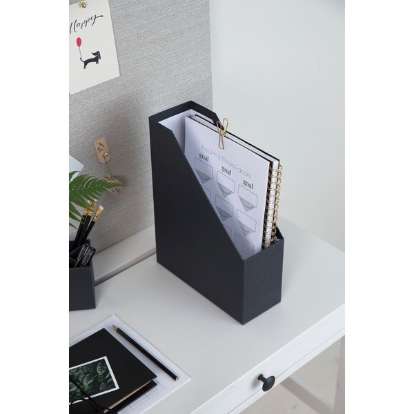 Tamno sivi organizator dokumenata Bigso Box of Sweden Viktoria-image-1