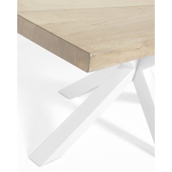 Blagovaonski stol s pločom stola u dekoru hrasta 90x160 cm Argo – Kave Home-image-3
